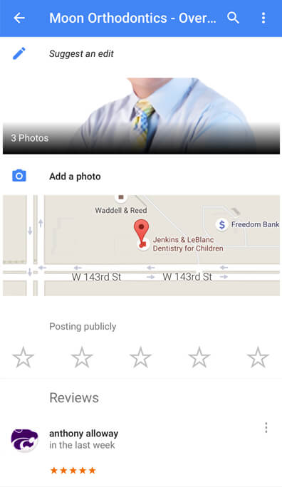 mobile review step three